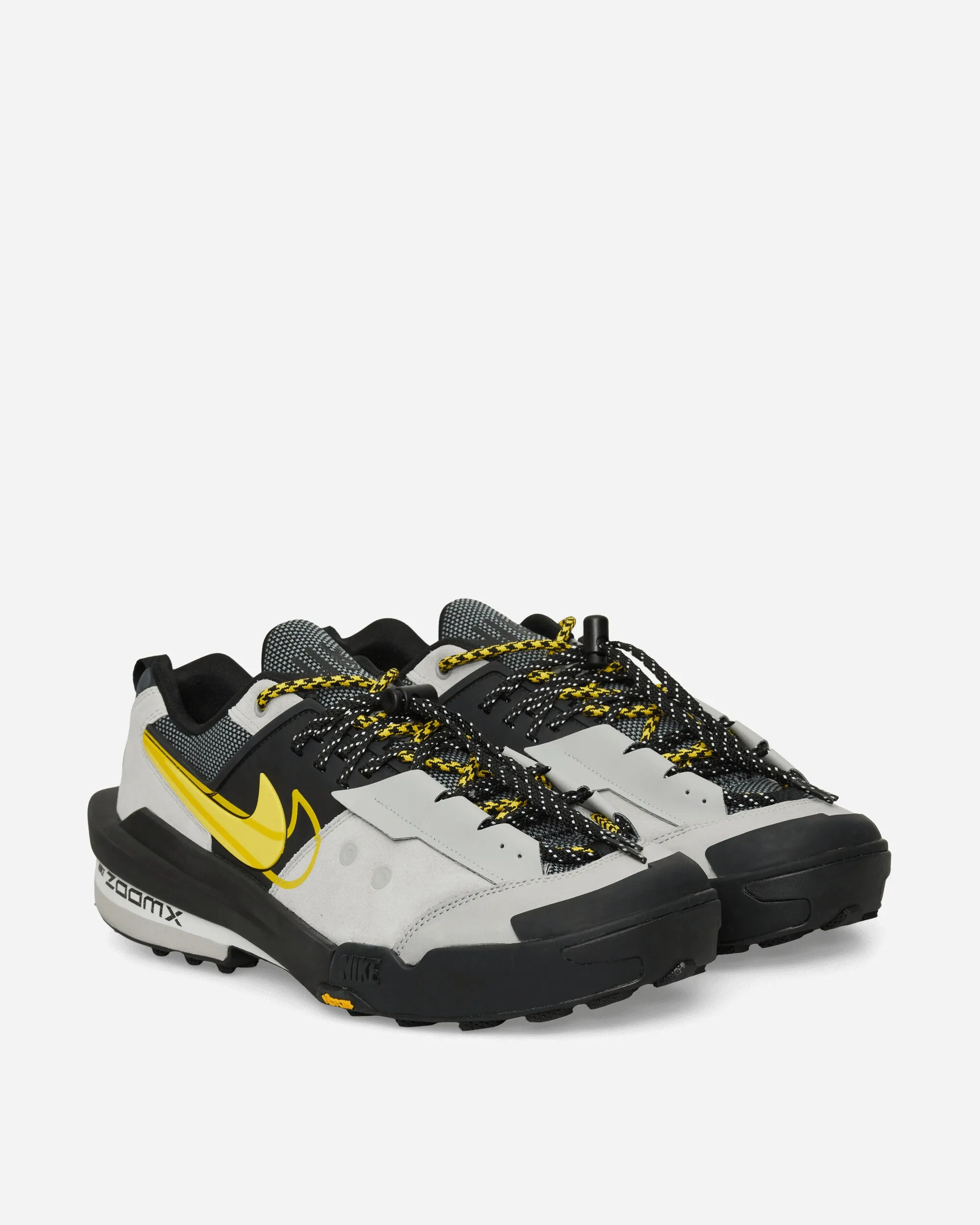 sacai Zegamadome Sneakers Matte Silver Elastic Goring System Weekend Walker
