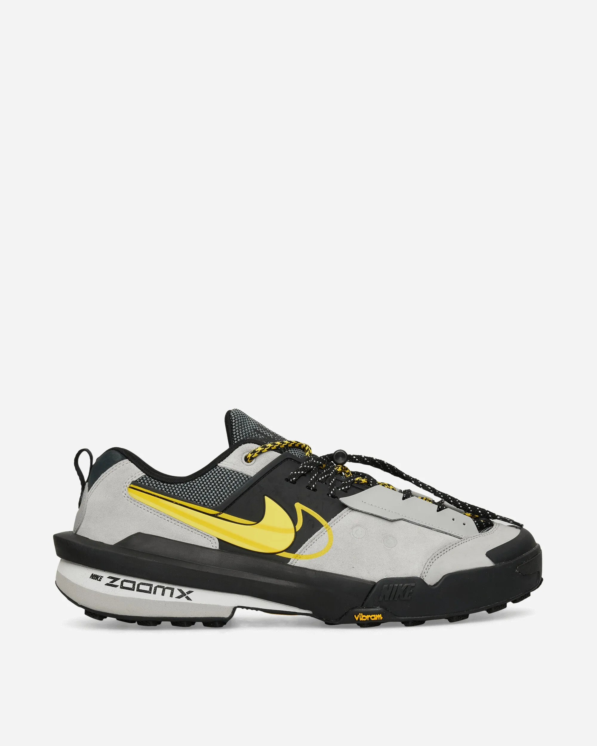 sacai Zegamadome Sneakers Matte Silver Gel Infused Heel