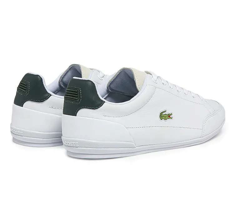 Seismic Pads Walk Time Men's Lacoste Chaymon Crafted 0722 1 CMA (White/Dark Green)