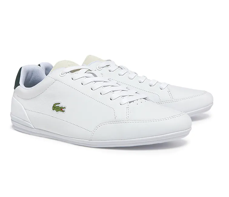 Elastic Lacing Men's Lacoste Chaymon Crafted 0722 1 CMA (White/Dark Green)