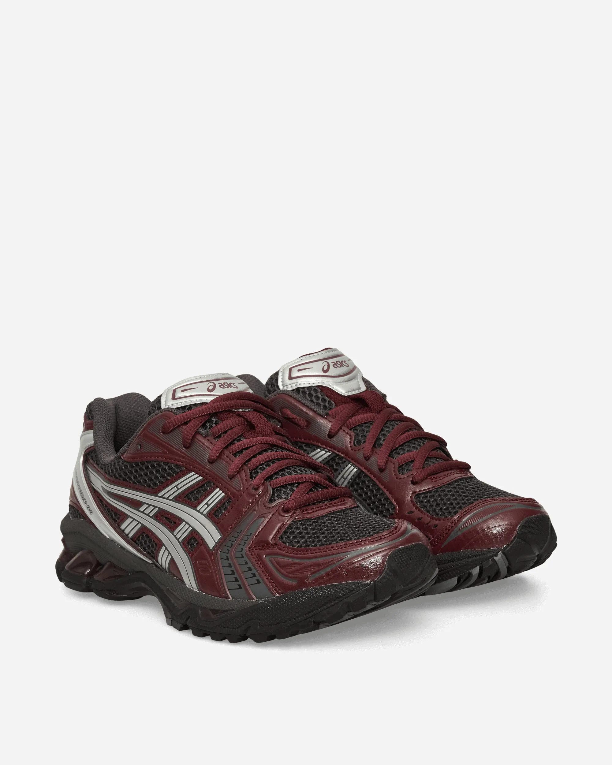 GEL-Kayano 14 Sneakers Obsidian Grey / Pure Silver Padded Ankle Collar slim cut