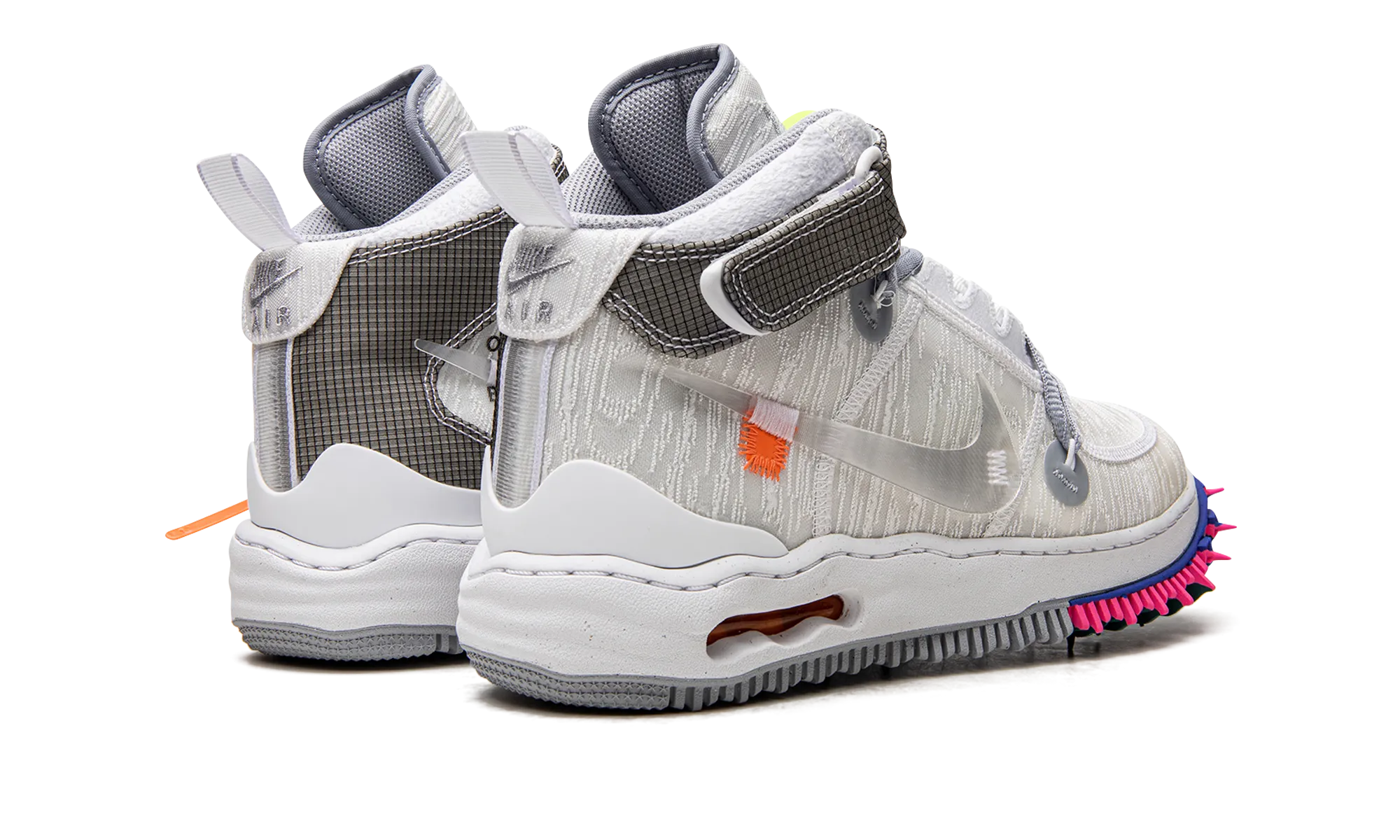 Durable Upper Material Durable Construction Air Force 1 Mid "Off-White - White"