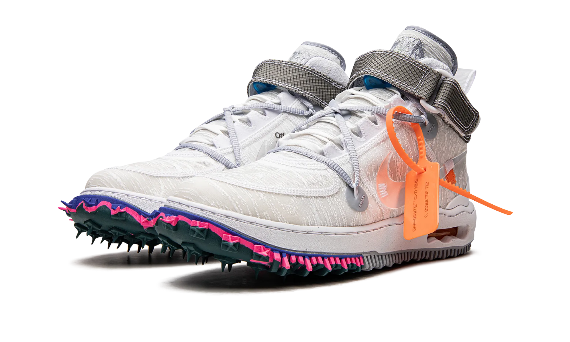 Air Force 1 Mid "Off-White - White" Knit Fabric Integration