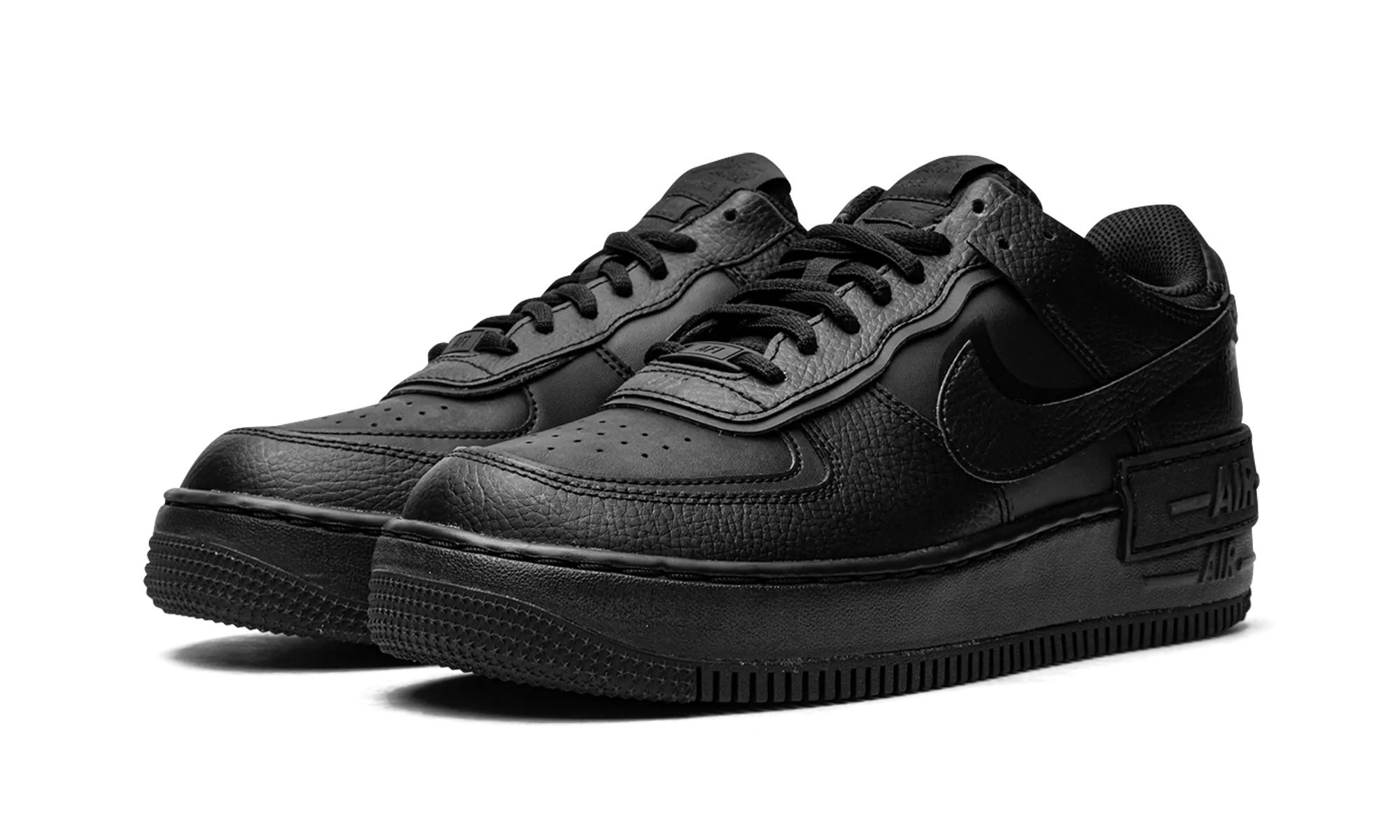 AIR FORCE 1 LO SHADO WMNS "Triple Black" Anti Slip Tread Ultra Responsive Cushioning