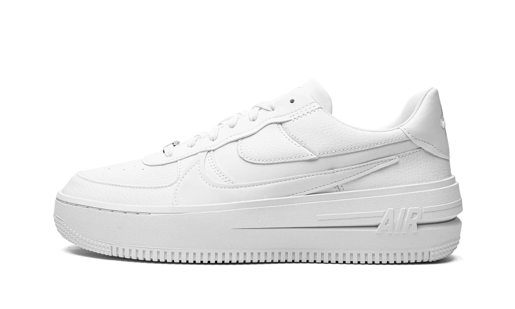 AIR FORCE 1 PLT.AF.ORM MNS WMNS "Triple-White" Elastic Material