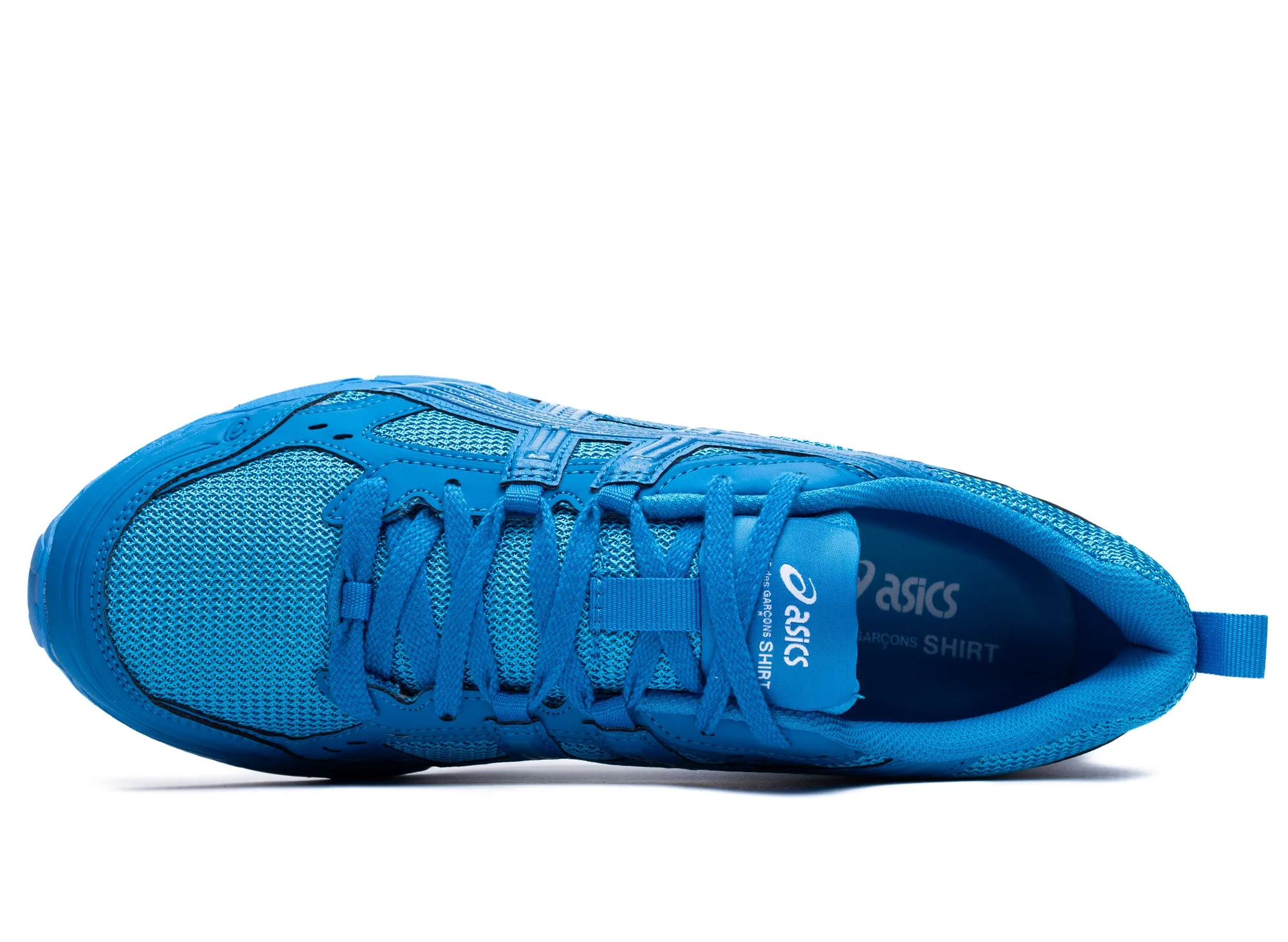 White Clean Chic Fit Comme des Gar?ons SHIRT x ASICS Gel Nunobiki in Blue