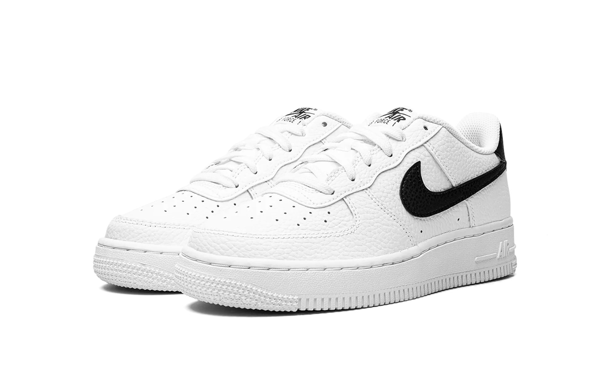 Air Force 1 GS "White / Black" Comfort Tongue