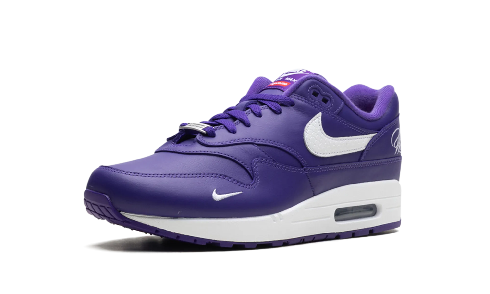 Air Max 1 '87 SP "Supreme Varsity Purple" webbing - strap shoes lightweight foam shoe material