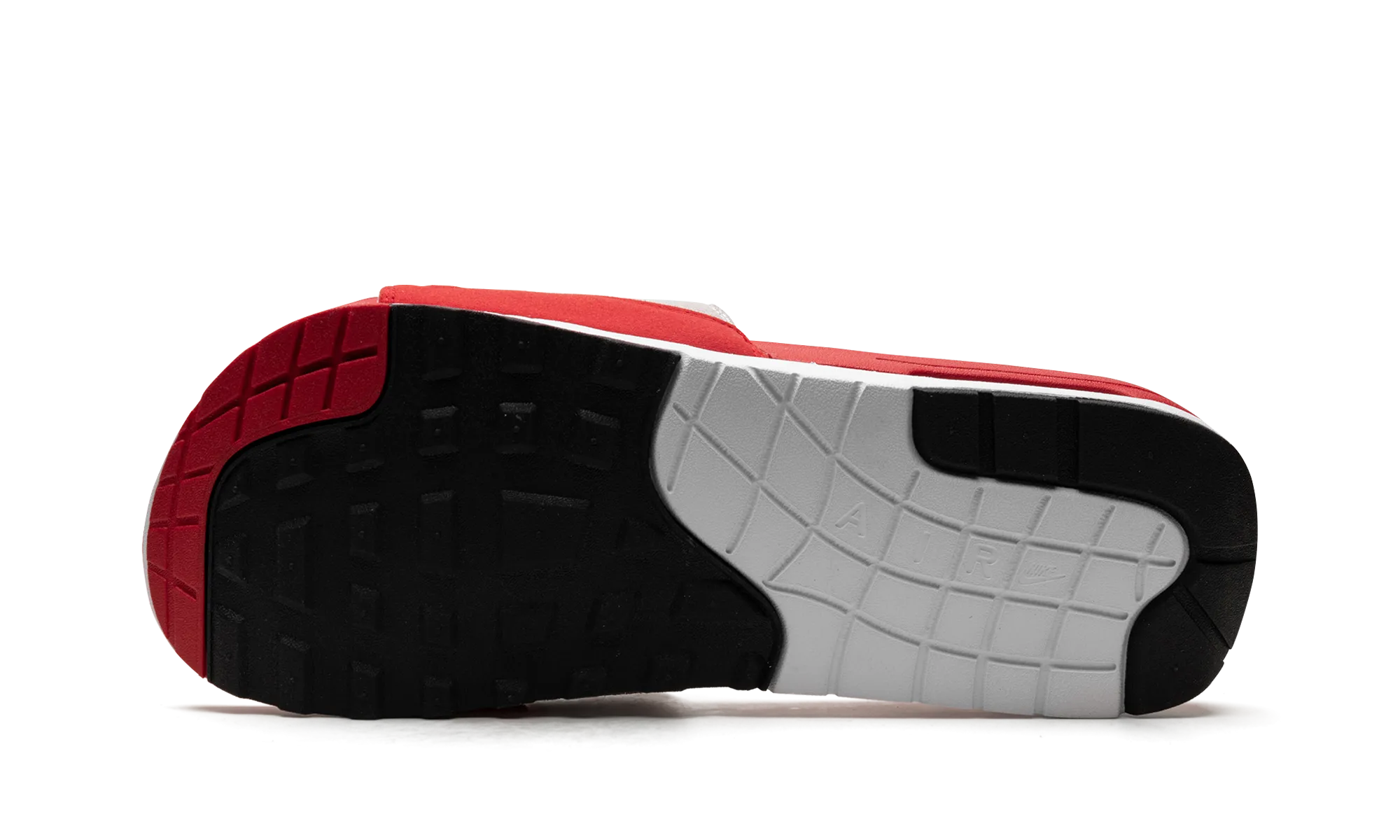speed - oriented running gear rocker - sole shoes Air Max 1 Slide "Sport Red"