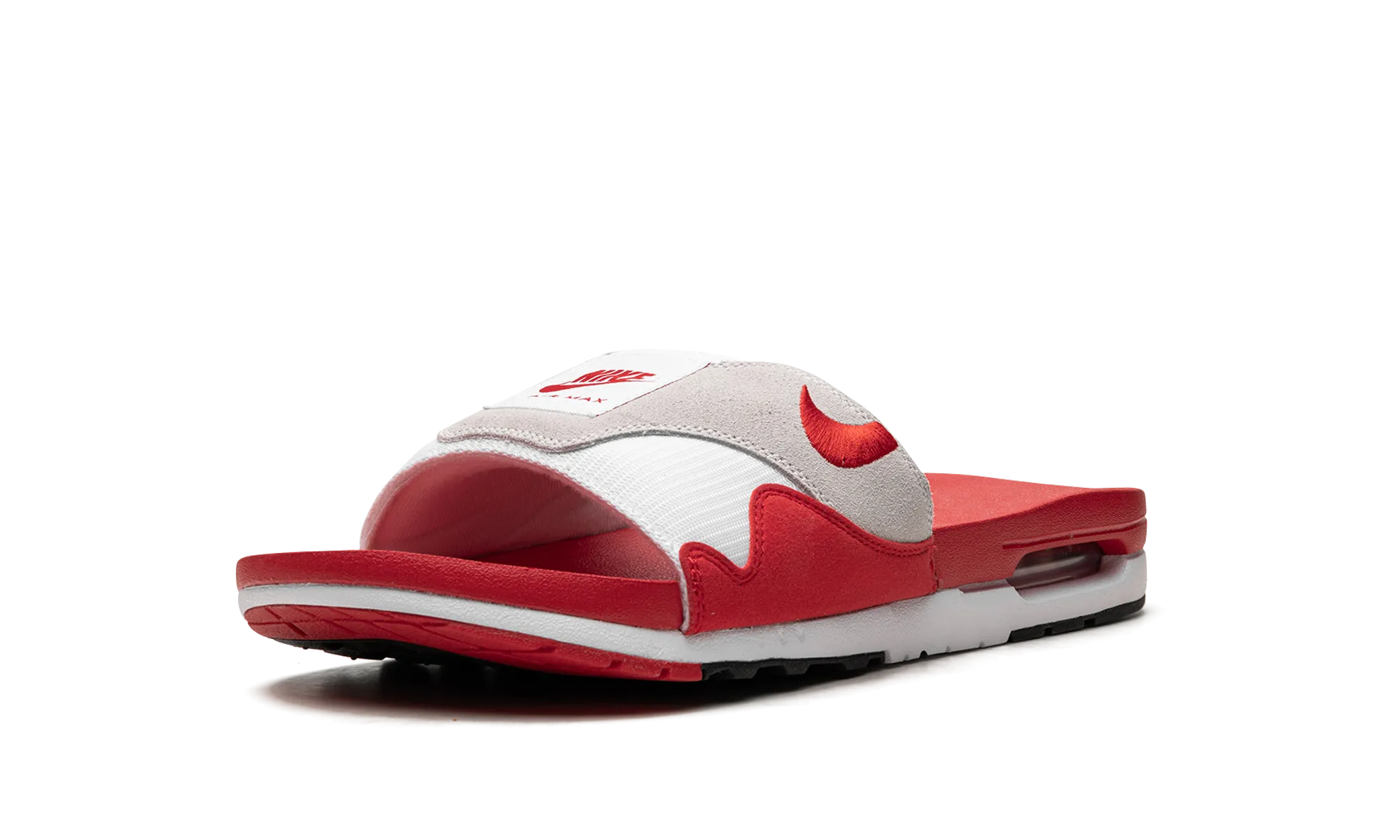 Air Max 1 Slide "Sport Red" Fashionable Appeal foggy - day running wear