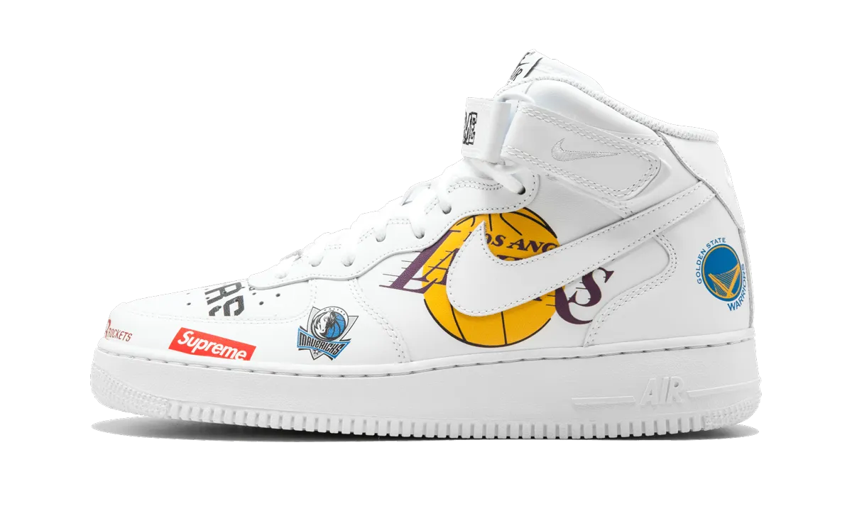 Air Force 1 MID 07 / Supreme "NBA" Seam Free Upper Responsive Movement