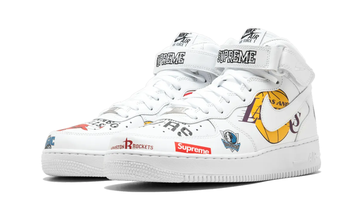 Bounce Back Foam Air Force 1 MID 07 / Supreme "NBA"