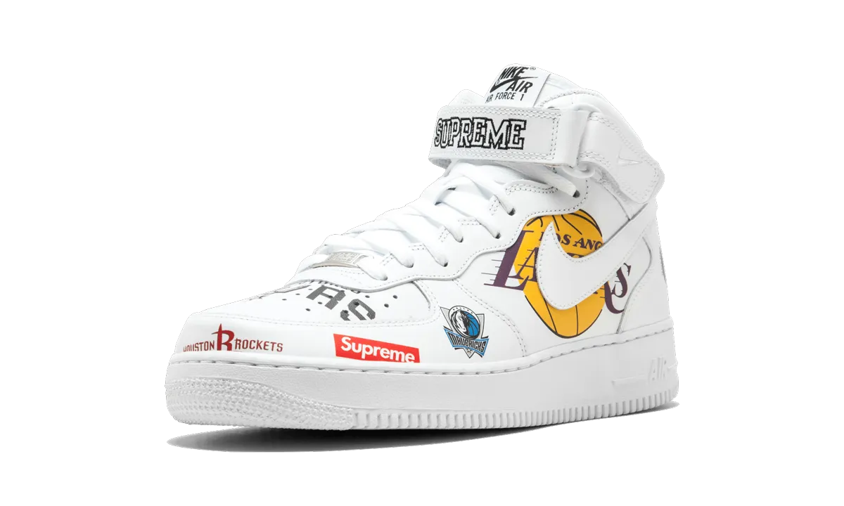 Air Force 1 MID 07 / Supreme "NBA" Simple Match