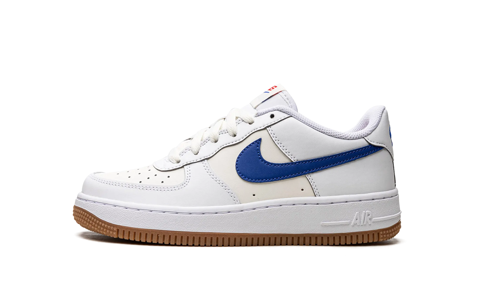 Bonded Reinforcement Panels Adaptable Fit Air Force 1 Low GS "White Game Royal"