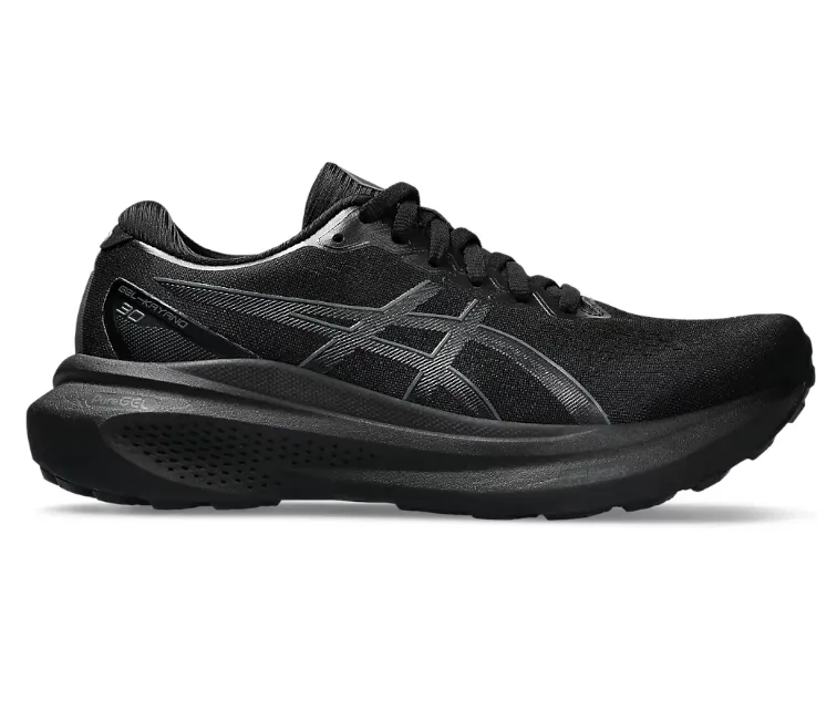 Women's Asics Gel-Kayano 30 (Black/Black) Hyper Compression Molding
