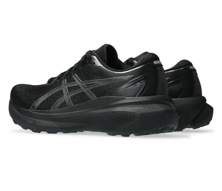 Women's Asics Gel-Kayano 30 (Black/Black) Running   Ready
