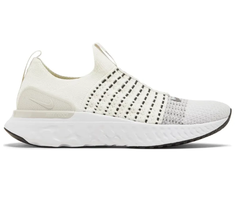 Vegan Material Shock Ride Men's Nike React Phantom Run FK 2 (Sail/Light Bone)