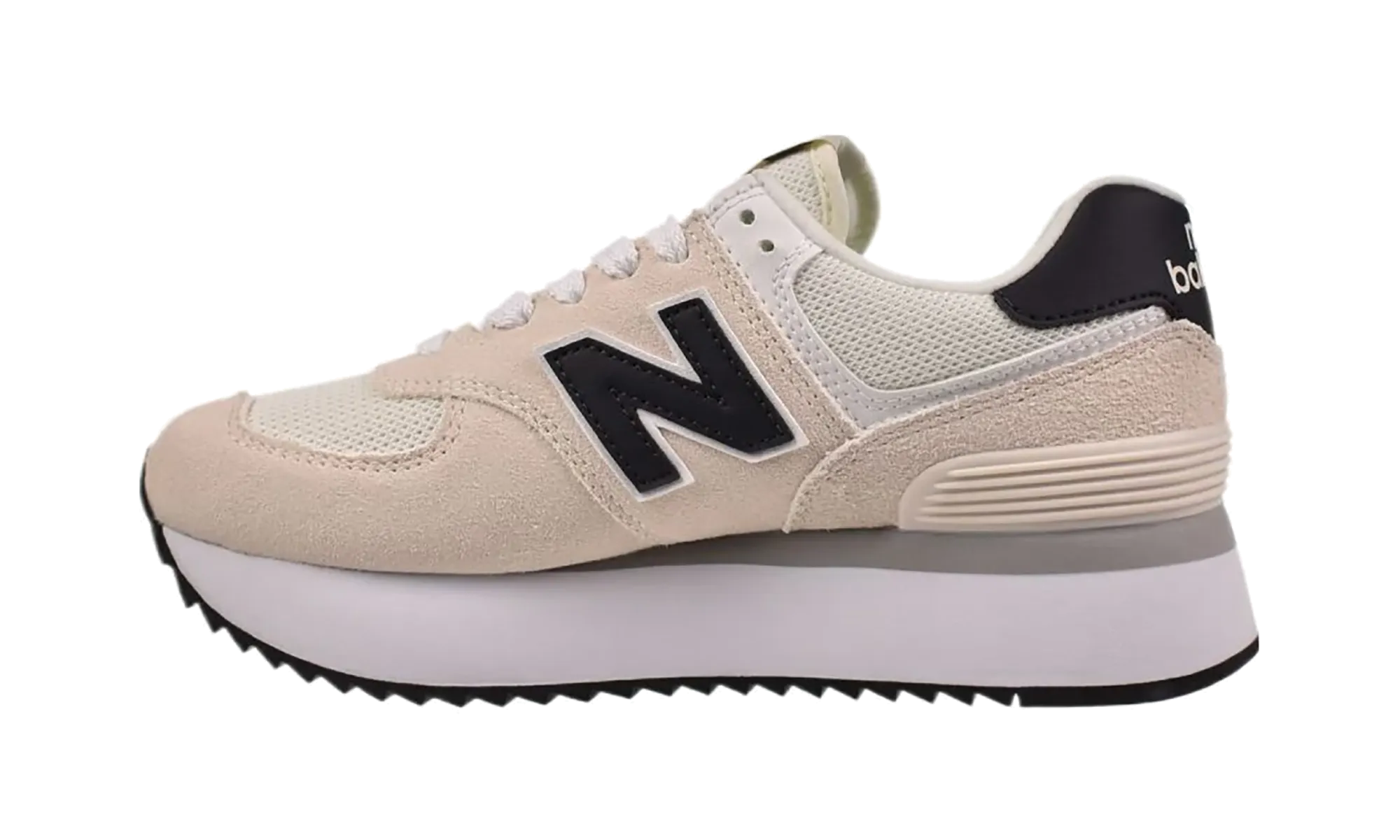 574 WMNS "Beige White" Comfort Stitching memory - foam - insole