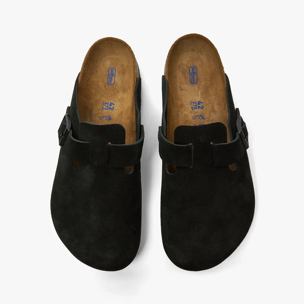 Active Walk Fit Birkenstock Boston Suede / Black