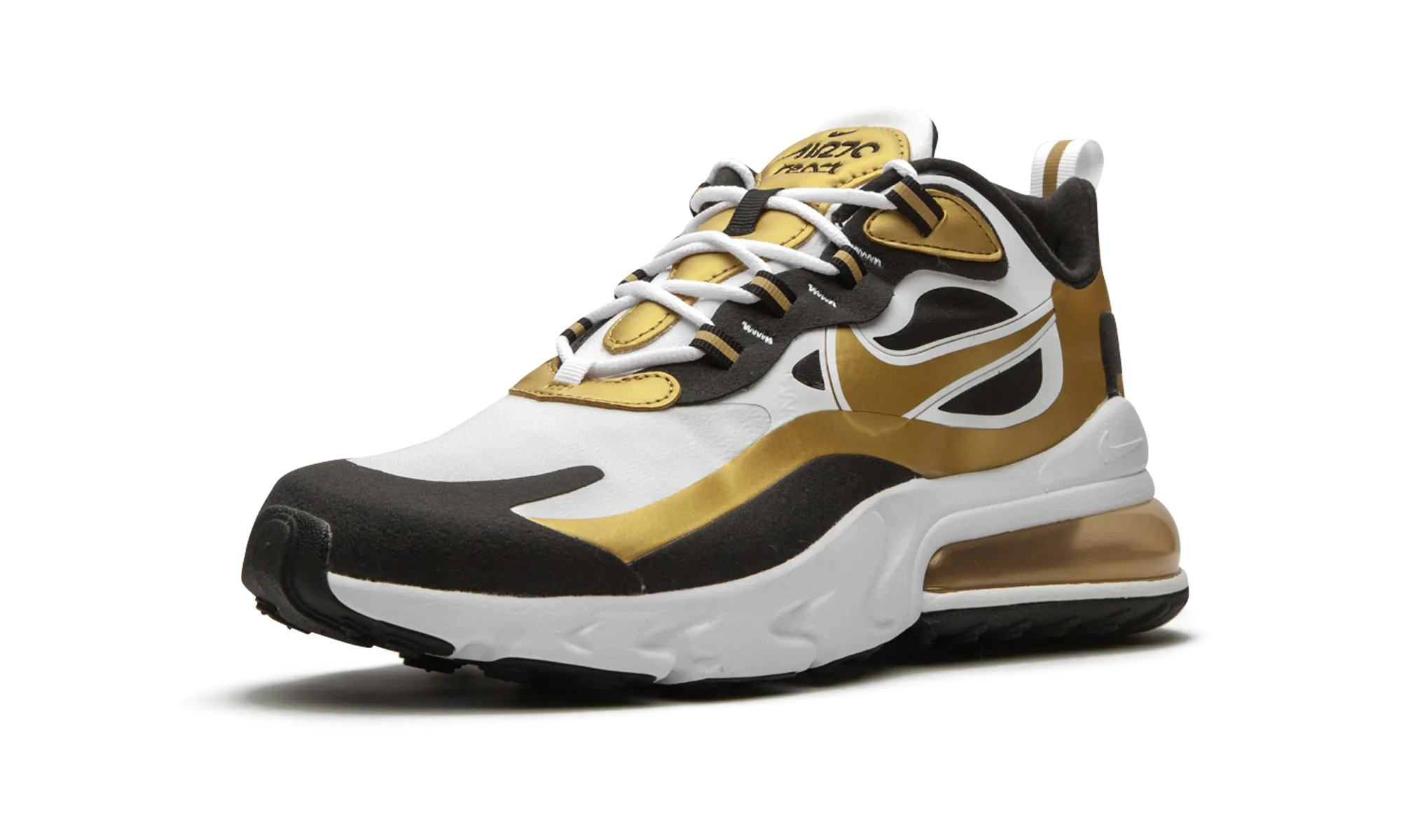 AIR MAX 270 REACT running with a low - top design