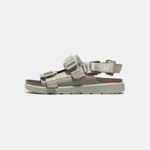Shinjuku - Mineral Grey Nubuck Leather/textile Cushioned Insole