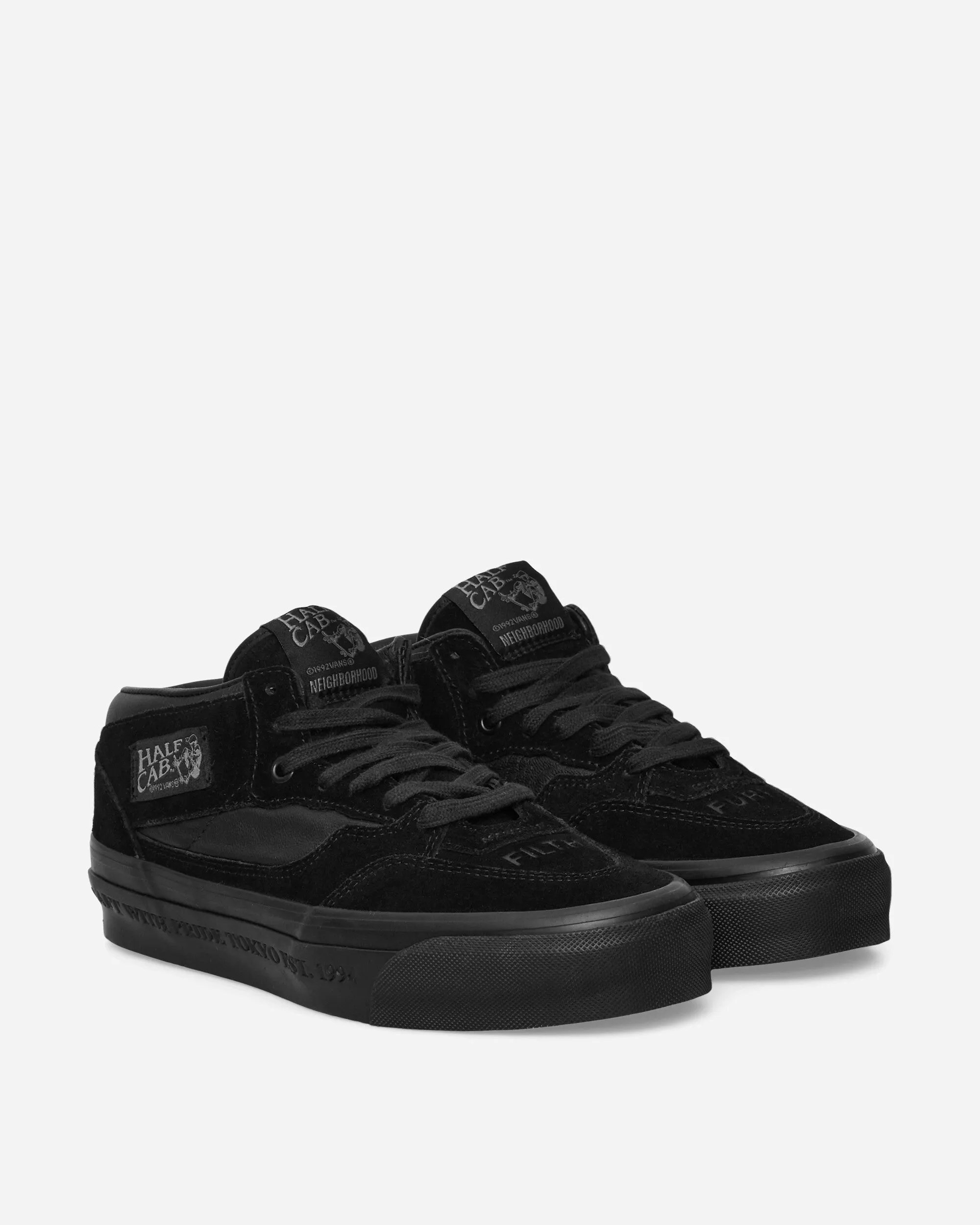 Canvas Fabric Versatile use Neighborhood Half Cab 33 Sneakers Black