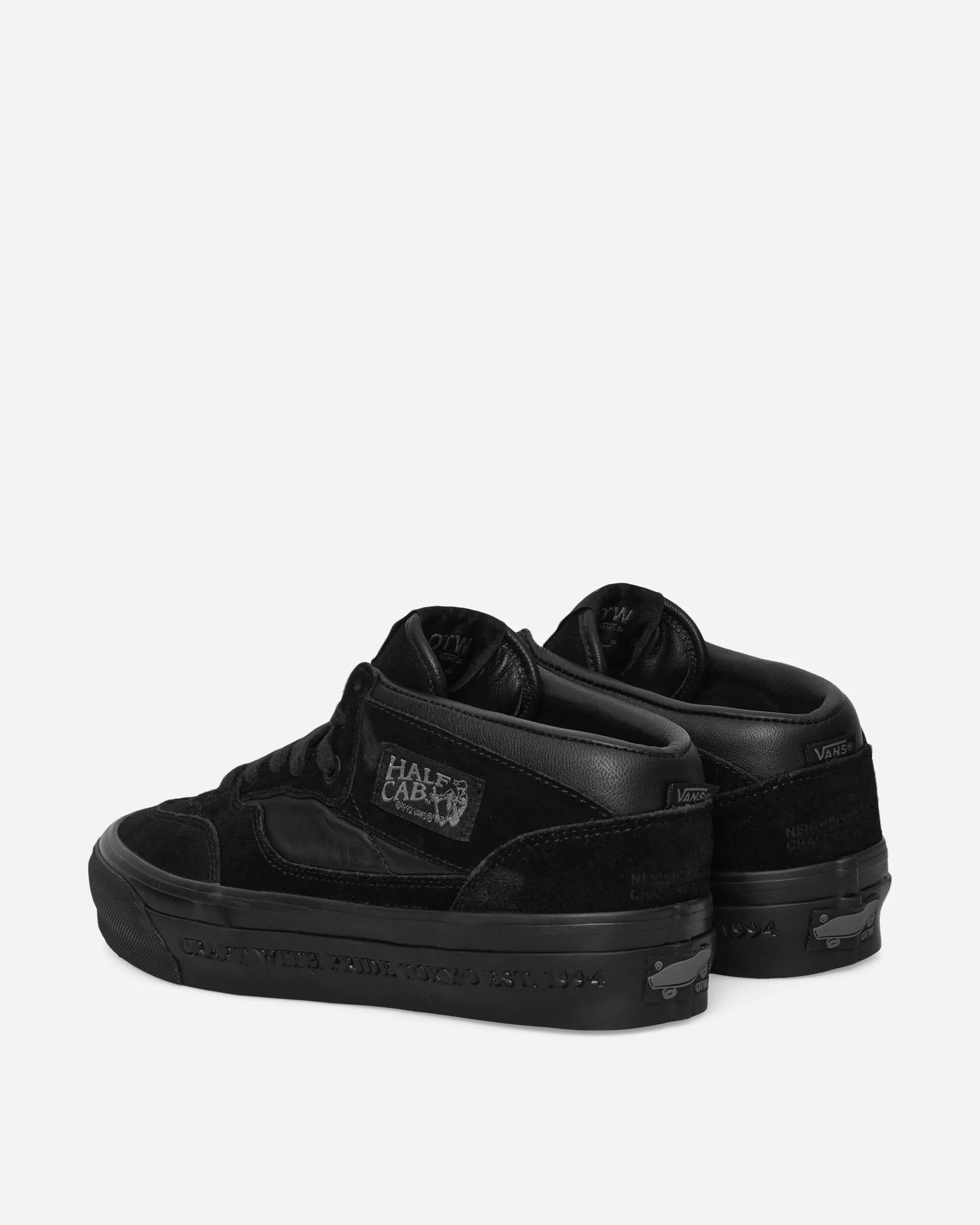 Neighborhood Half Cab 33 Sneakers Black High Traction Snug fit