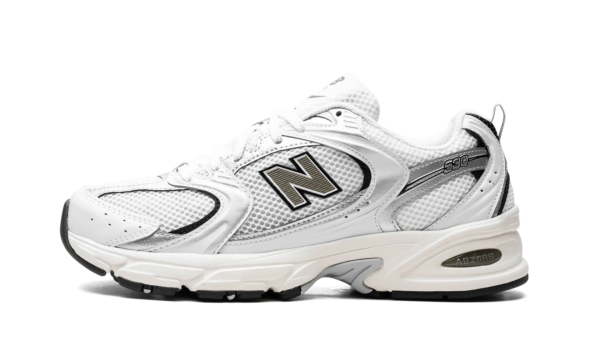 530 "White Silver Black" city shoes