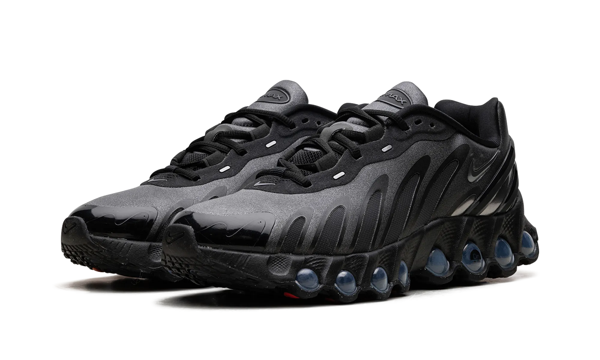 running belt fun runs Air Max Dn8 WMNS "Black Metallic Dark Grey"