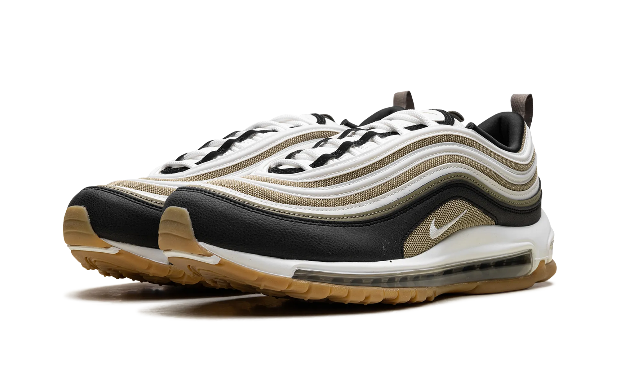 Air Max 97 "Neutral Olive" running with knee braces