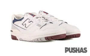 sustainable running shoes cross - country running option 550 'White Natural Indigo Burgundy' (2022)