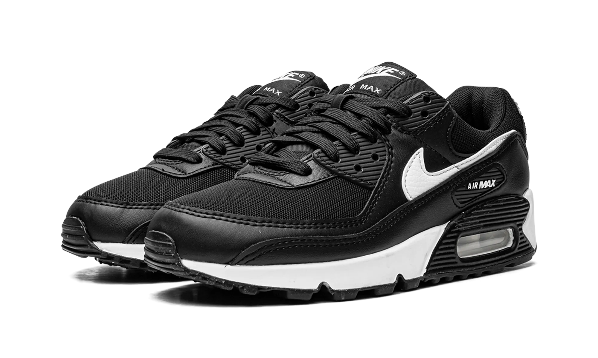 Smooth Outsole AIR MAX 90 MNS WMNS "Black/White"