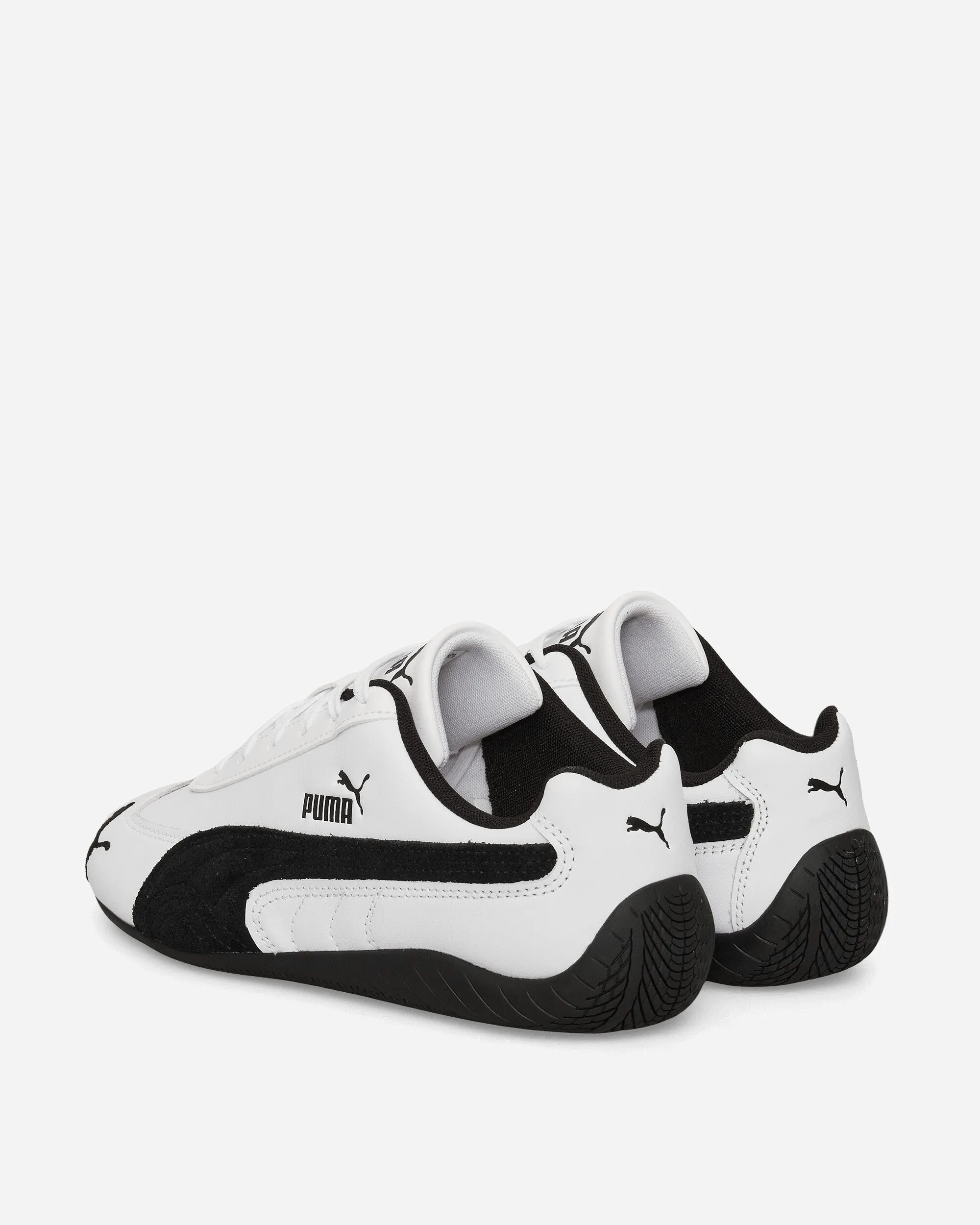 Running Routine Speedcat Leather Sneakers White / Black