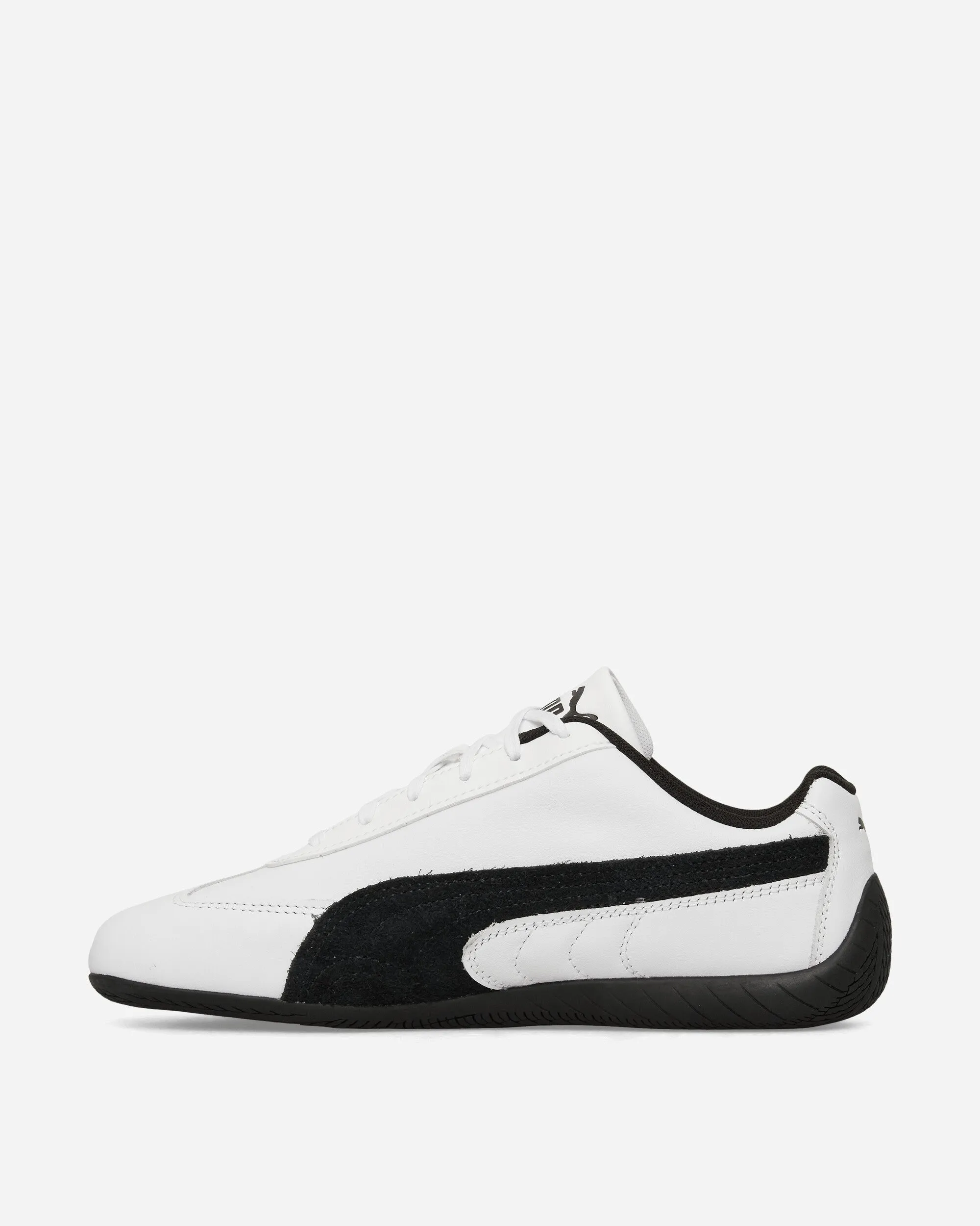 Dynamic Style Comfortable Experience Speedcat Leather Sneakers White / Black