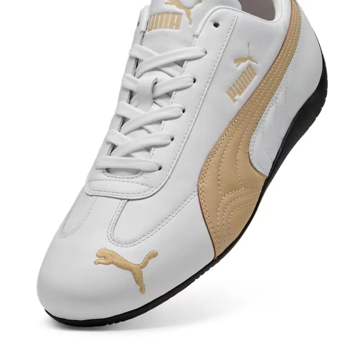 Speedcat Leather 'White Toasted Almond' least formal Foot Style