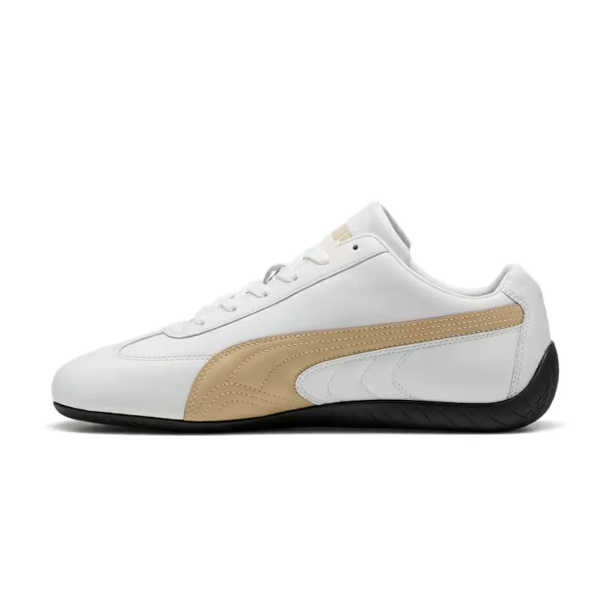 Speedcat Leather 'White Toasted Almond' Daily Use Eye - Catching