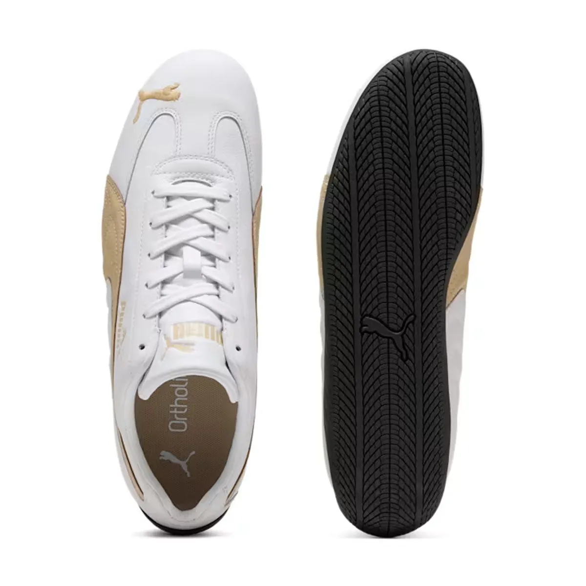 Luxe Touch Speedcat Leather 'White Toasted Almond'