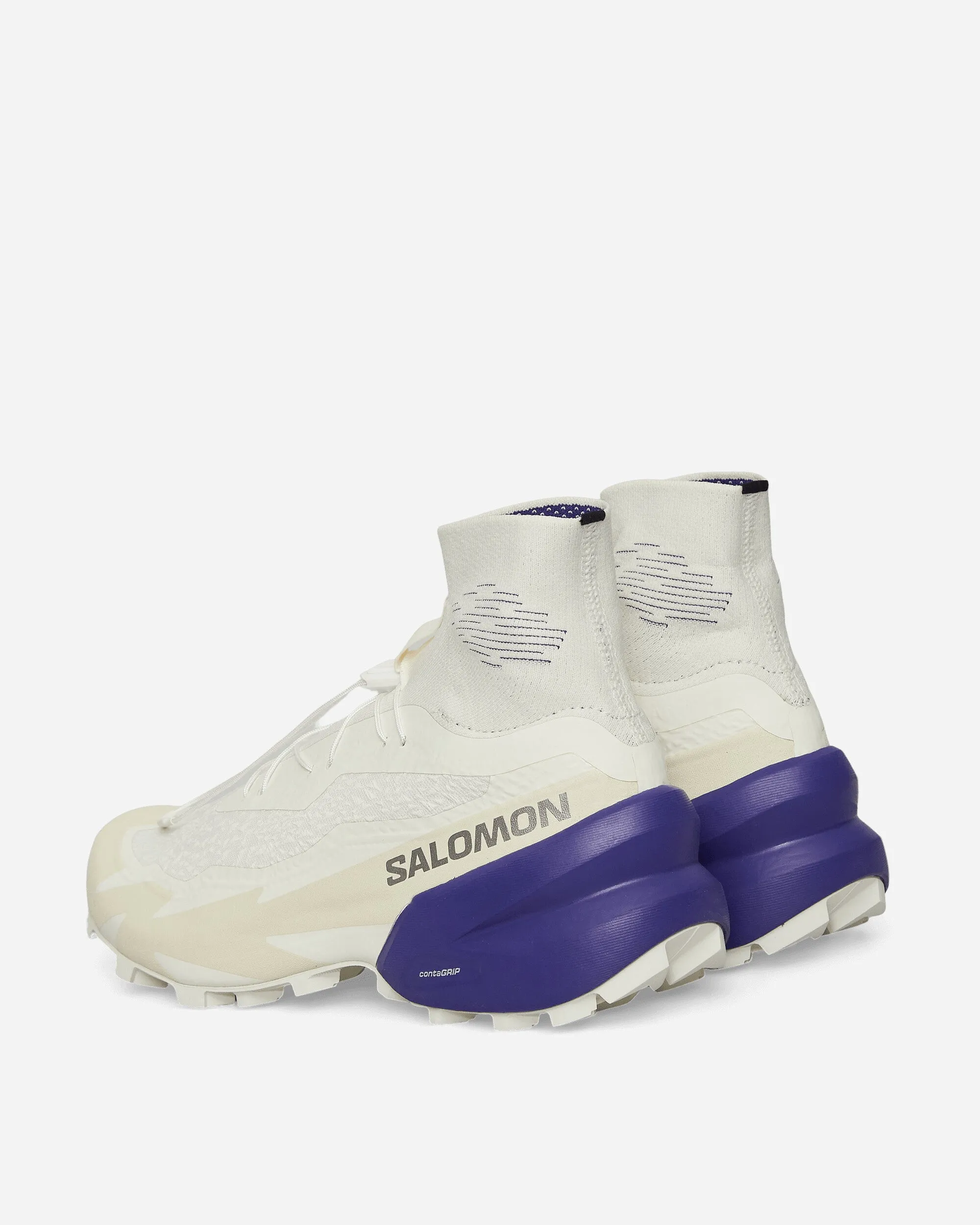 Collared Ankle Waffle Outsole Speedcross Advanced Sneakers Vanilla Ice / Liberty / Milk