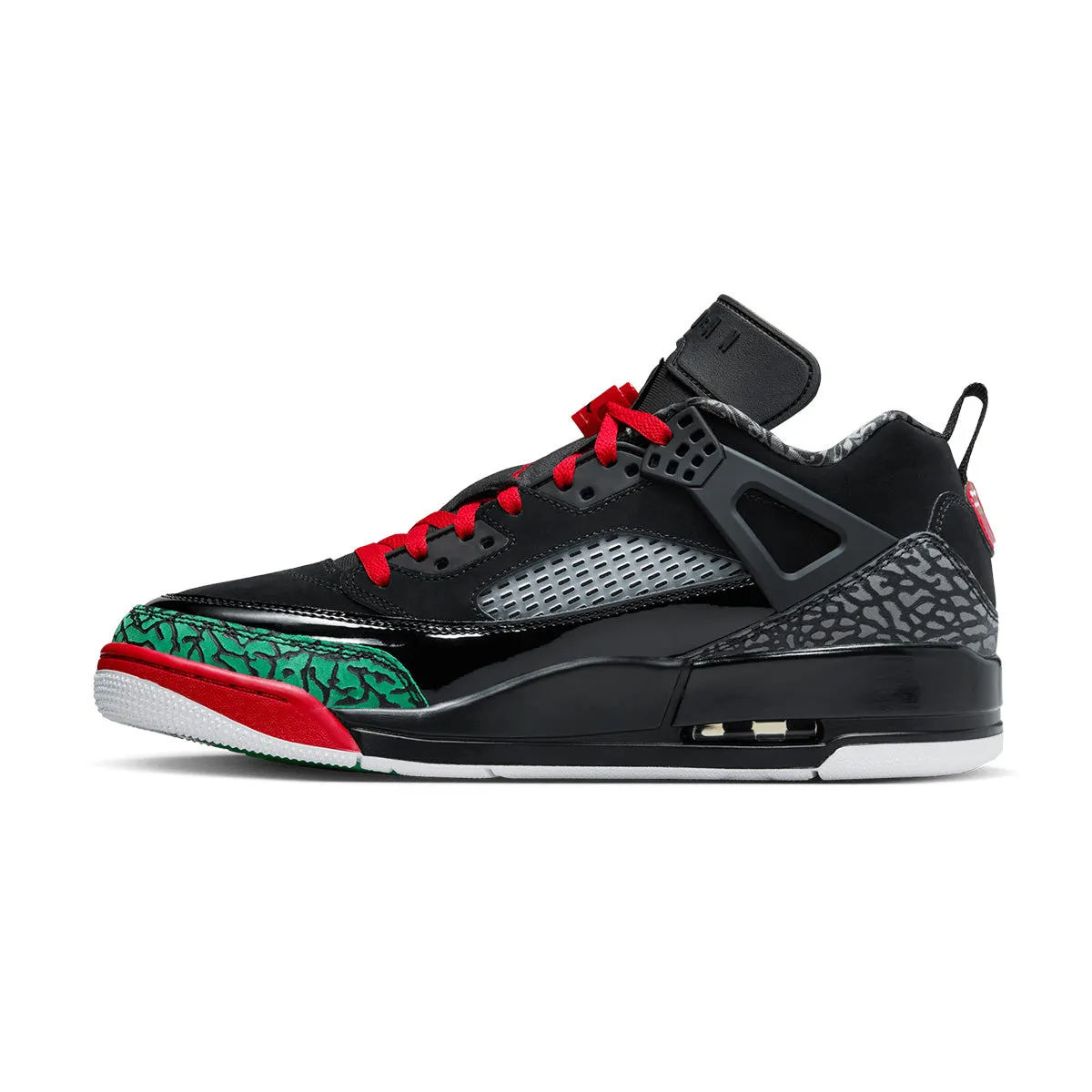 Sculpted wear Glam shock absorption Spizike Low 'Black Red Green'