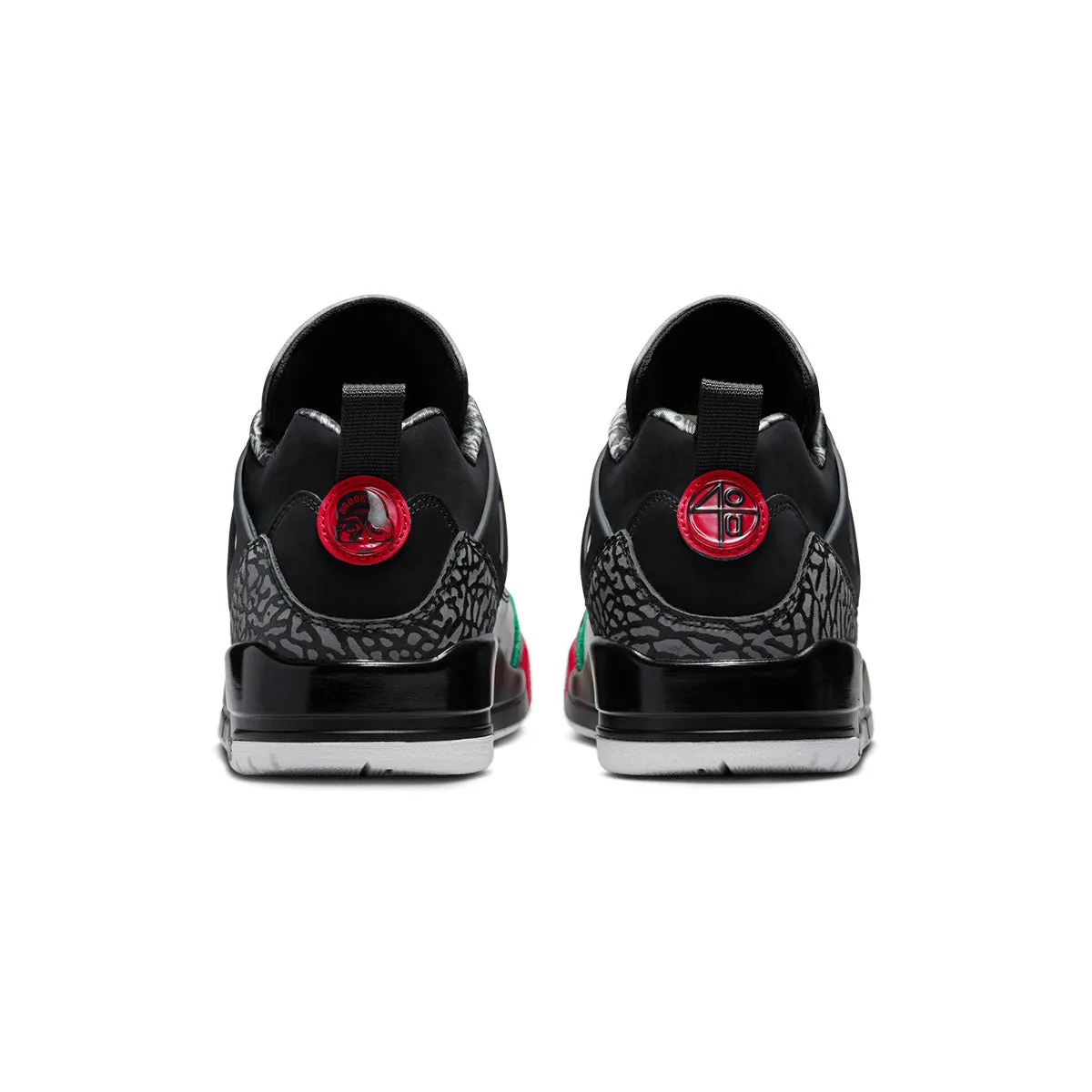 Spizike Low 'Black Red Green' kids - specific functions mountainous