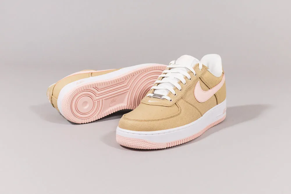 Nike Air Force 1 Low 'Canvas Linen' Grip Texture Torsional Rigidity