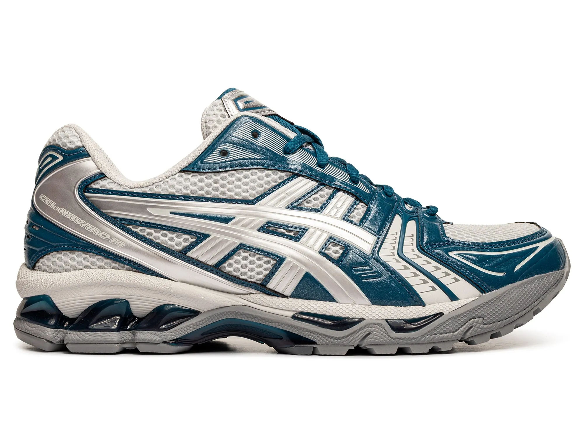 Asics Gel-Kayano Glacier Grey / Pure Silver 14 xld Petite Fit Year Trust