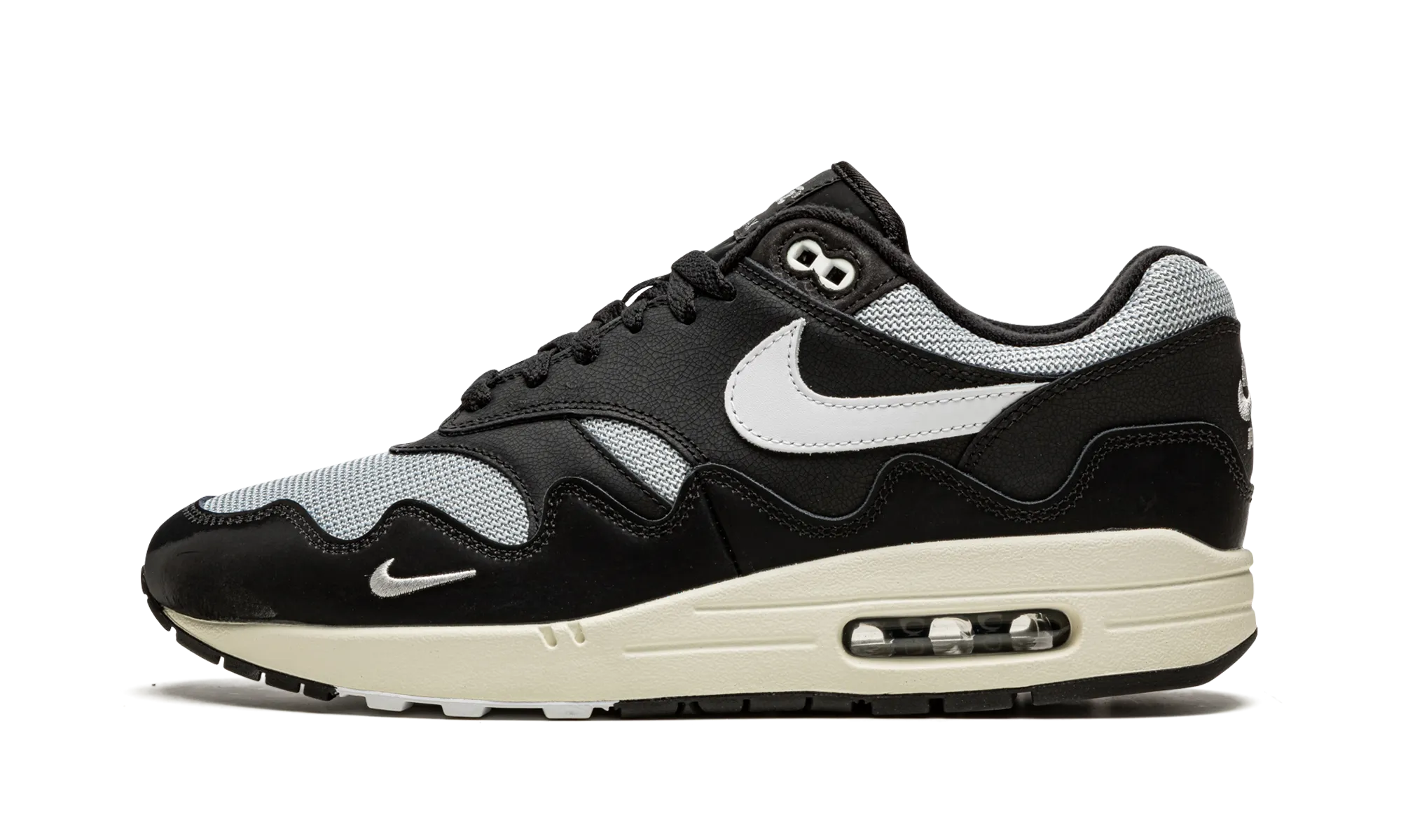 Air Max 1 "Patta - Black" herringbone outsole running shoes
