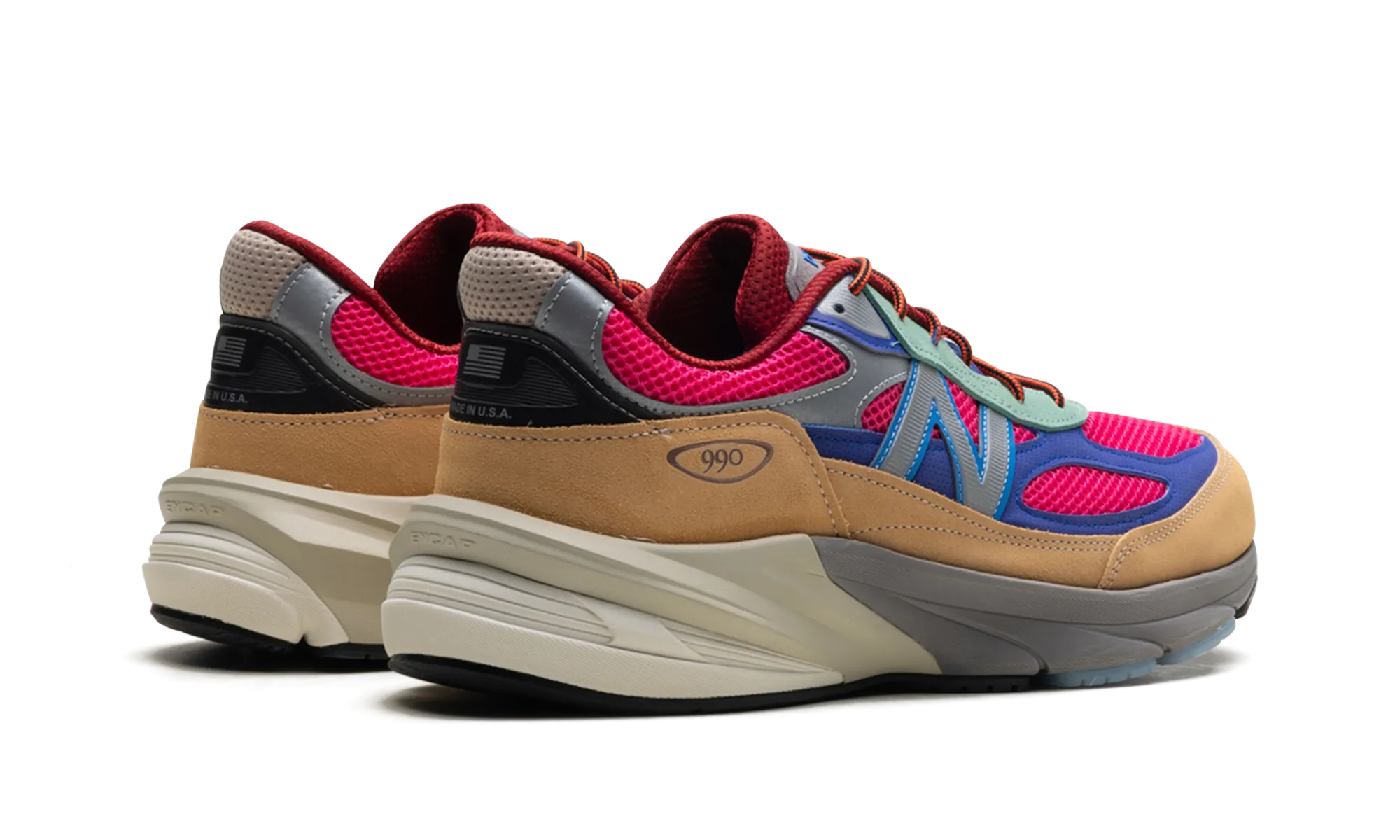 990V6 "Action Bronson - Ain?zama" embroidered - finish - design shoes