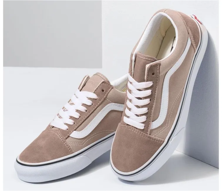 City Fit Vans Old Skool Unisex Nude (Etheria/White)