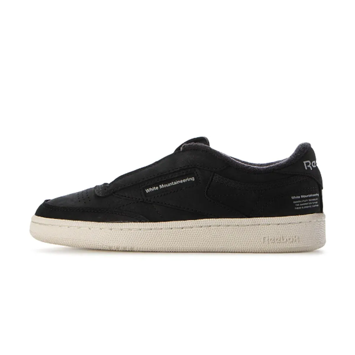   White Mountaineering Club C 85 'Black Chalk Grey modernized Ankle Support