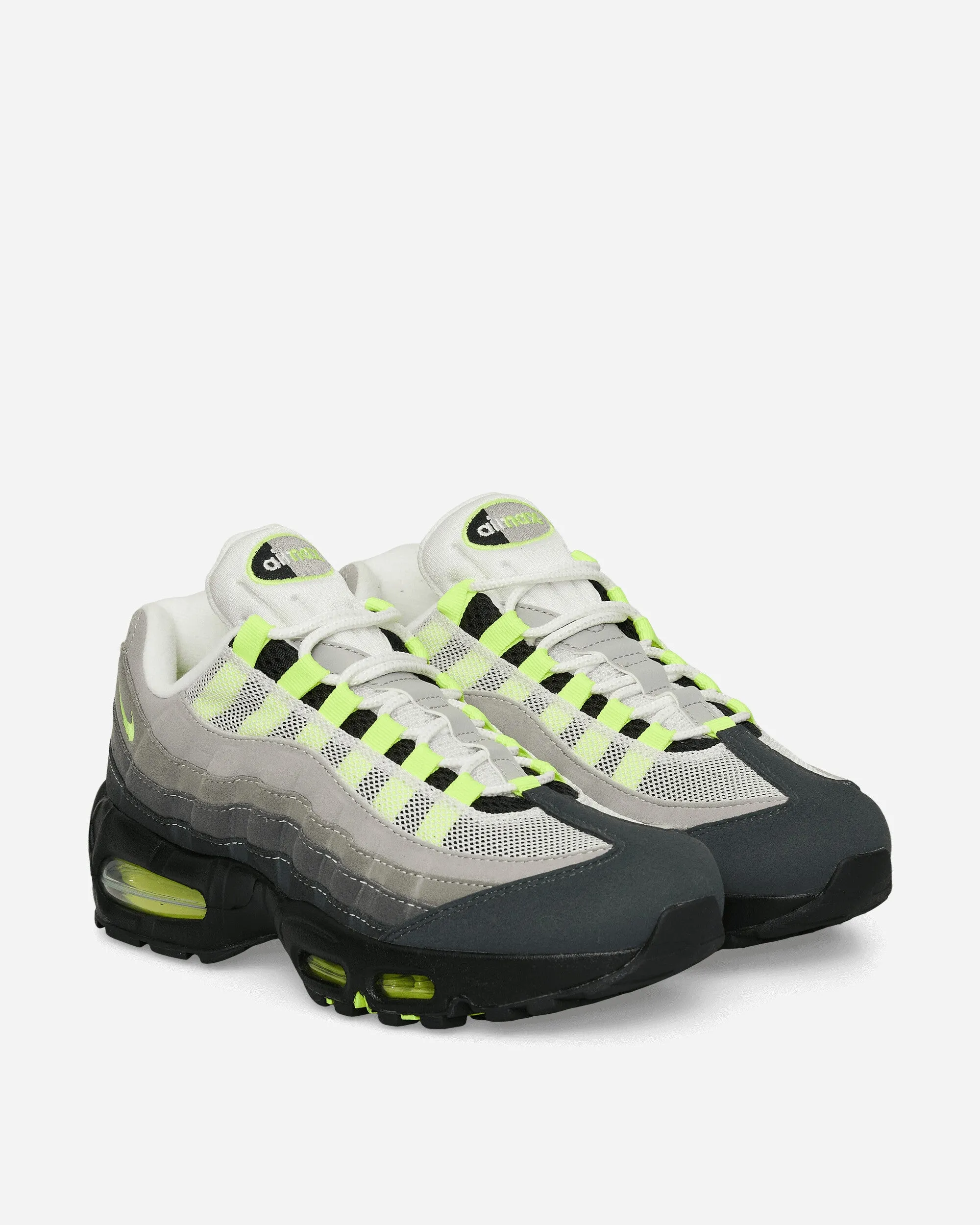 Air Max 95 OG Sneakers Black / Neon Yellow Chic Flair Rollbar Torsion Control