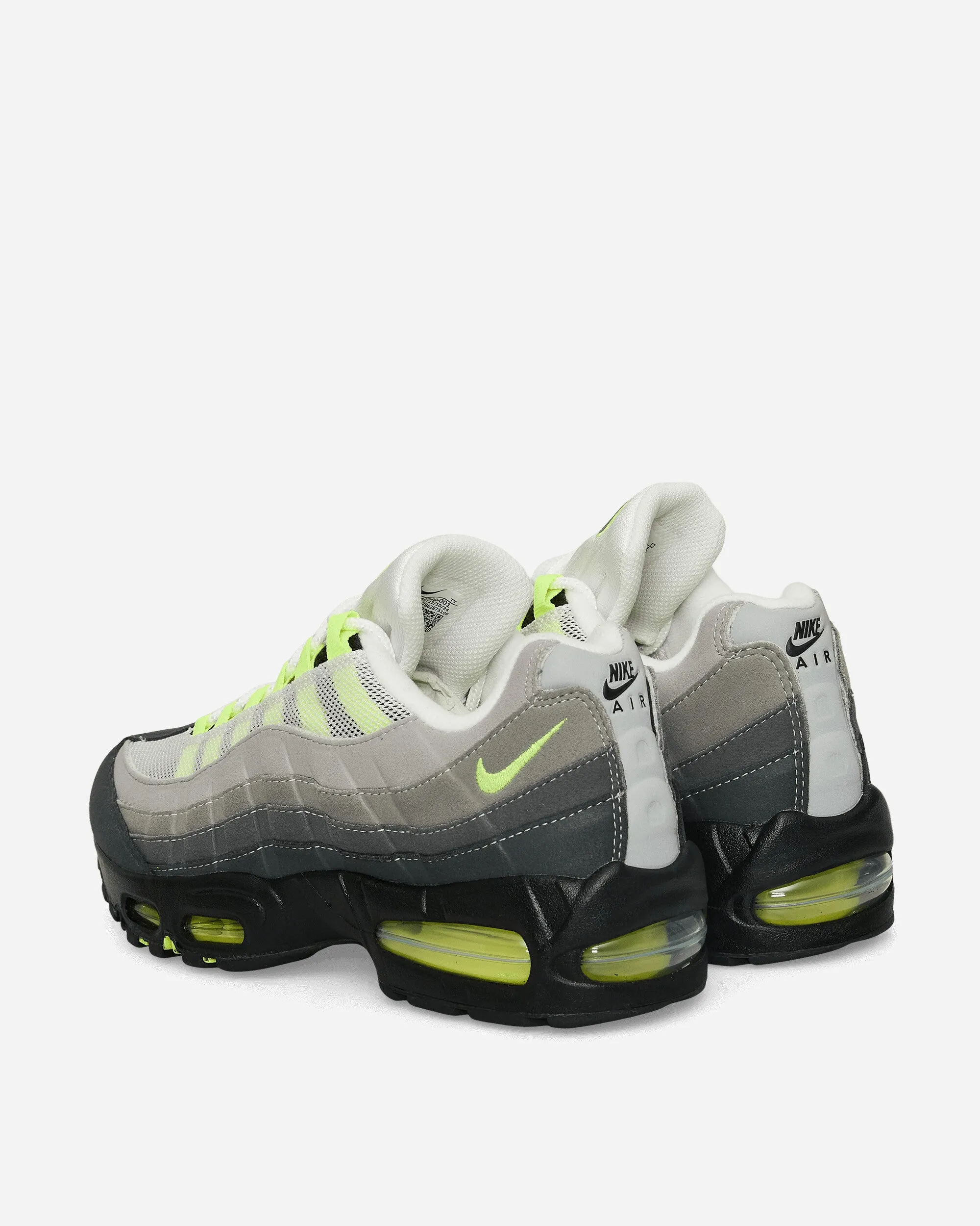 Zip Up Air Max 95 OG Sneakers Black / Neon Yellow