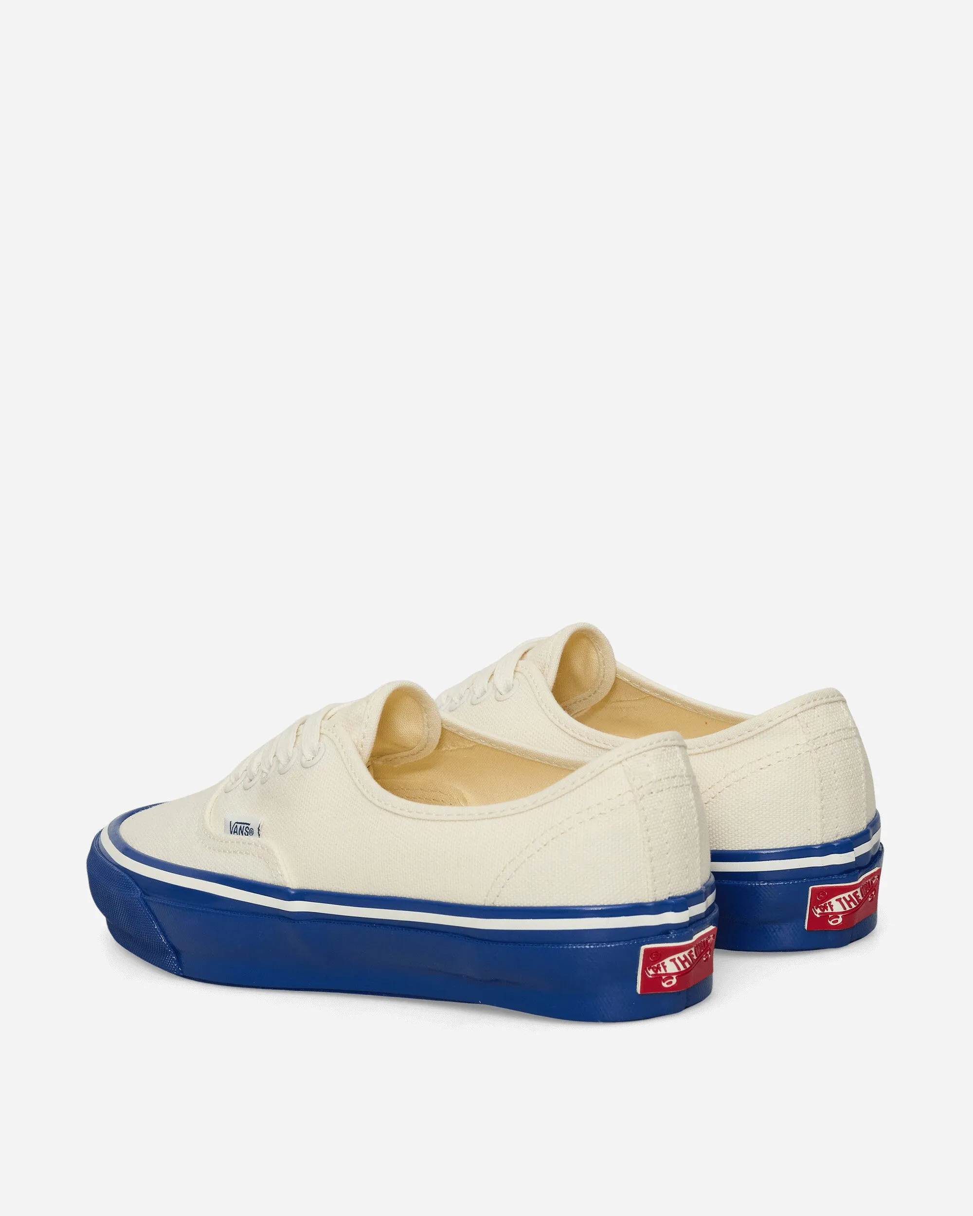 Premium Authentic 44 Duck Canvas Sneakers White / Blue MeshUpper