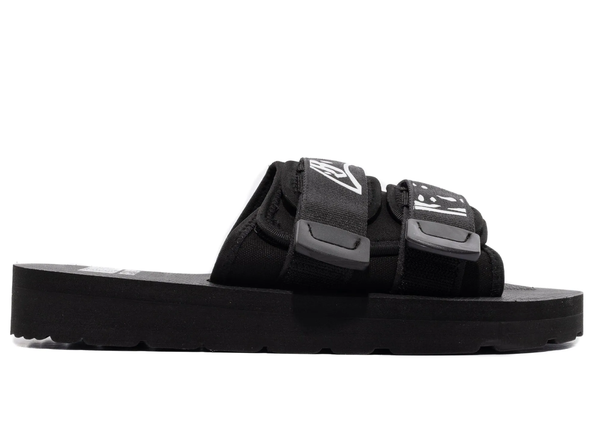 Heart Glow Mono Style BBC Cosmic Slides in Black